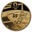 2021 1/4 oz Pf Gold €50 Paris 2024 Olympics: Le Grand Palais